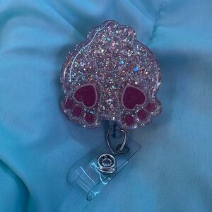 Bunny butt badge reel